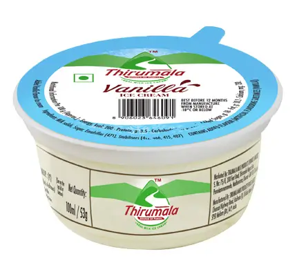 Vanilla Ice cream - Thirumala Milk